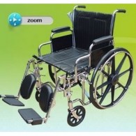 24 Silla de Ruedas Extra Ancha Reforzada